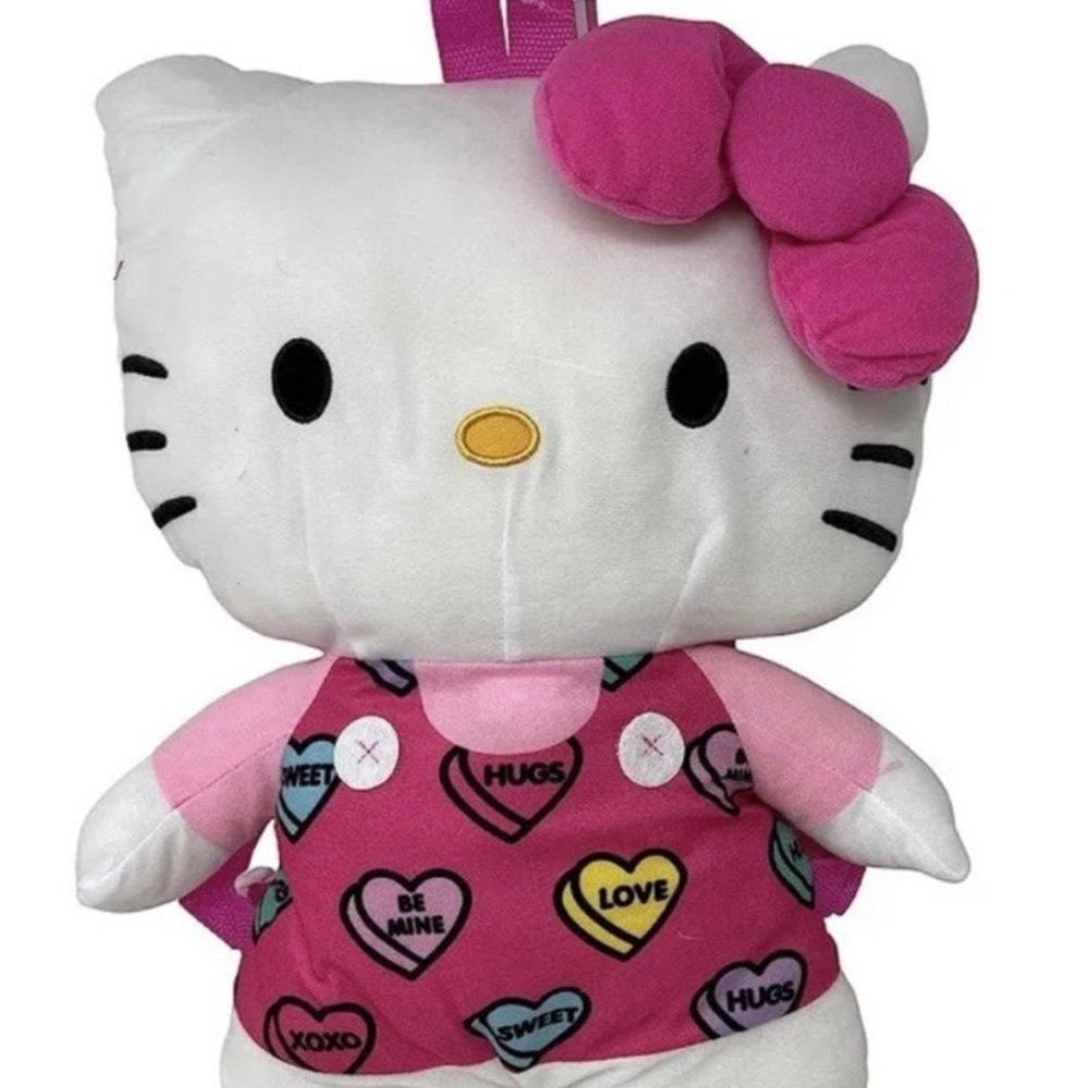 Hello Kitty 18" Soft Plush Doll Backpack